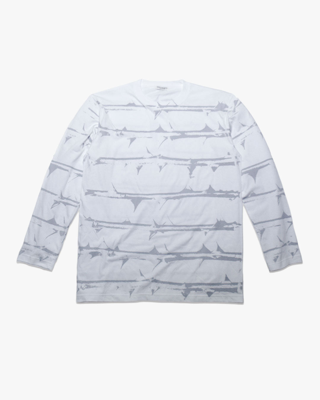 KAZOKU border L/S Tee -家族- (white)